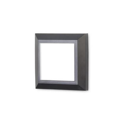 Aplique GROVE LED PRETO CINZA