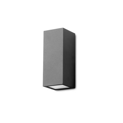 Aplique exterior CUBE 2 E27 PRETO