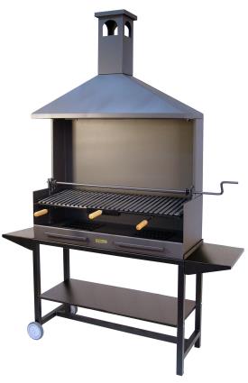 Barbecue a carvão  CHIMENEA 100X40X217CM