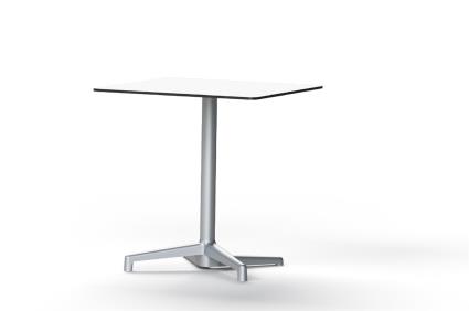 Mesa de metal BOOMERANG 70X70X75 BRANCO