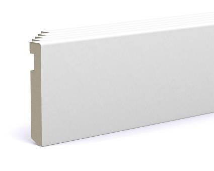 Rodapés de MDF LACADO BRANCO 9X1.5X220CM (PACK 5UN)