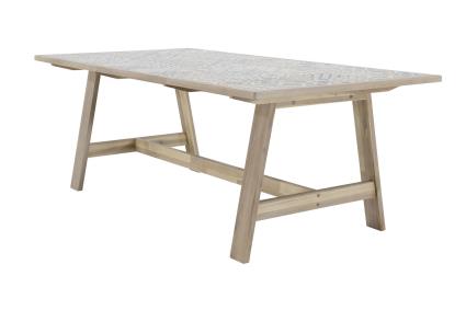 Mesa de cerâmica e madeira SOHO HERITAGE 200X100CM