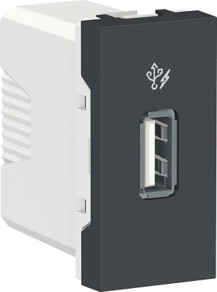 Tomada USB CARREGADOR ANTRACITE NU