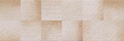 Revestimento cerâmico METALLICA DECOR QUADRI WHITE 30X90CM