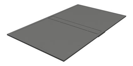 Base de duche FUJI CINZA 160X90 CM