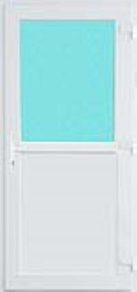 Porta de entrada de PVC DRAVA 98X208CM ESQUERDA