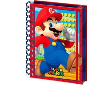 Caderno A5  Super Mario: Mario