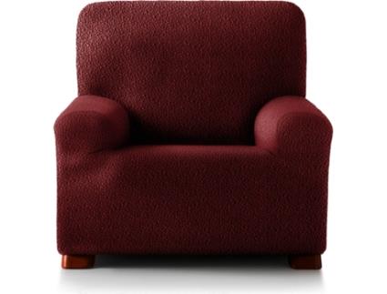 Capa Multielástica de Poltrona  Spongy (55% Poliéster - 35% Algodão - 10% Elástomero - 70-130cm - Vermelho)