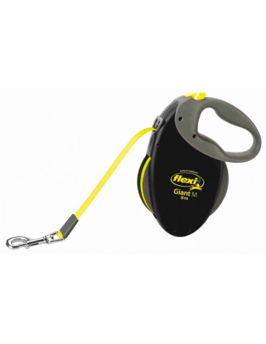 Trela para Cães  Suporte Ergonómico (Amarelo - 10 m - Até: 50 Kg - L - Porte Grande)