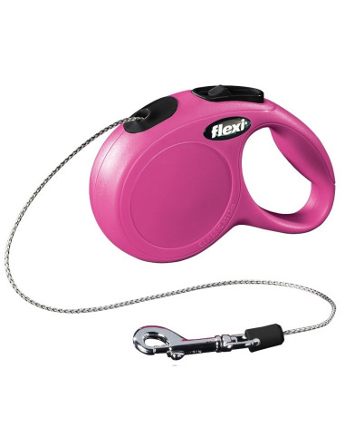 Trela para Cães  Suporte Ergonómico (Rosa - 3 m - Até: 8 Kg - XS - Porte Pequeno)