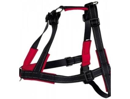 Peitoral de Treino para Cães  Refletor (Preto - 45-70cm - Poliéster - 1 Un - L - Porte Grande)