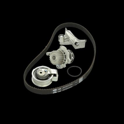 HEPU Bomba de Água + Kit de Correia de Distribuição FORD,FIAT,PEUGEOT PK08031 1608747480,1609417680,9654514780 1232179,1313842,1351130,1364681,1715839