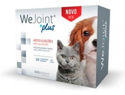Complemento Alimentar para Cães e Gatos  WeJoint Plus (30 Comprimidos - Porte Pequeno)
