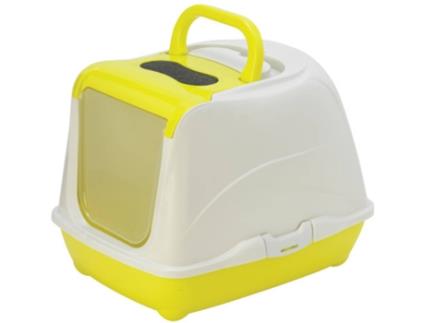 WC para Gatos  0148569 (52 x 59 x 44 cm - Amarelo)