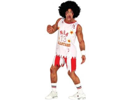 Fato de Homem  Jogador Basket Zombie (Tam: M)