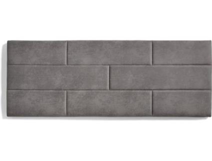 Cabeceira de Cama  Retangular 8194 (Cinzento - Tecido - 152x57x5 cm)