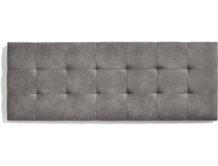 Cabeceira de Cama  Retangular 7609 (Cinzento - Tecido - 152x57x5 cm)
