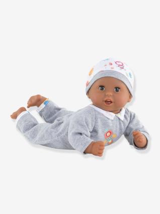 Boneca Bébé câlin Marius, da  cinzento escuro liso com motiv