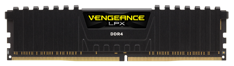 DDR4 2400MHZ 32GB 2 X 288 UNBUFFERED 16-16-16-39 VENGEANCE LPX BLACK HEAT SPREADER 1.20V XMP 2.0