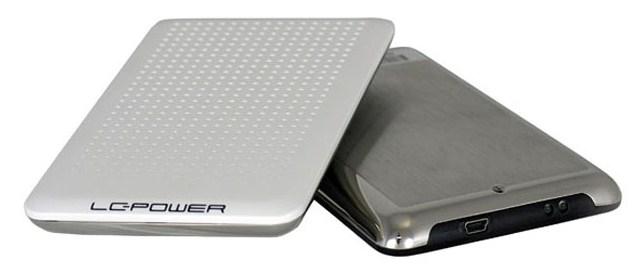 Caixa p/ Disco  LC-PRO-25WU 2.5 SATA (Branco) - LC-POWER