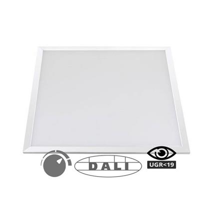 Painel led 44w 60x60 cm ugr>19 dali dimerizável branco quente