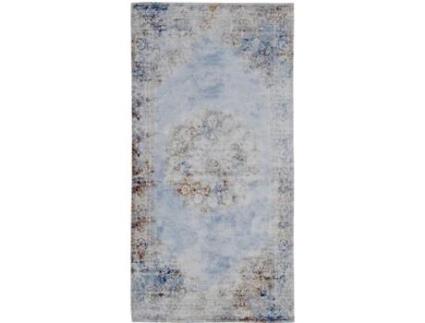 Tapete LOLAHOME Azul (80x150 cm - Algodão)