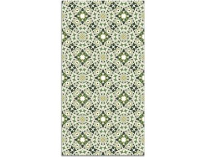Tapete HOME & LIVING Hidráulica Tipo Oriental (Verde - 100 x 140 cm - Vinil)