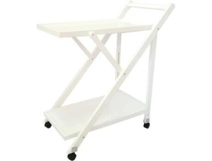 Carrinho de Cozinha MEYVASER (Branco - 65x40x85 cm)