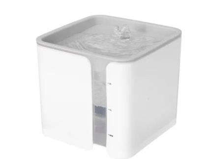 Bebedouro para Gatos JOASHUAL Cinzento (18x18x16 cm - 2L)