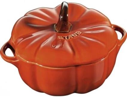 Caçarola STAUB (Laranja - Grés - 13 cm)