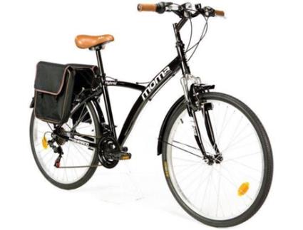 Bicicleta de Cidade MOMA BIKES BIHYBNUN Preto (160x22x81 cm)