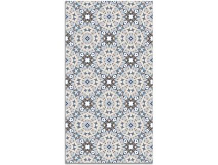 Tapete HOME & LIVING Hidráulica Tipo Oriental (Azul - 40 x 80 cm - Vinil)