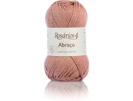 Fio de Lã ROSARIOS 4 Abraco P154334 (Rosa - Lã - 8,5x7,5x8,5 cm)