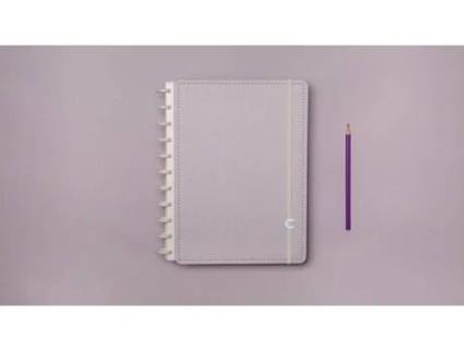 Caderno CADERNO INTELIGENTE Pastel (Cinzento)