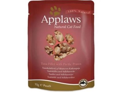 Ração para Gatos APPLAWS (70 g - Húmida - Sabor: Atum e Camarão Do Pacífico)