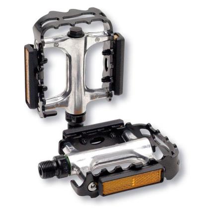 Vp 196 Mtb Aluminium Pedals Preto,Prateado
