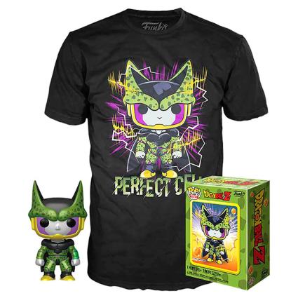 Funko Pop And Short Sleeve T-shirt Dragon Ball Z Perfect Cell Colorido L