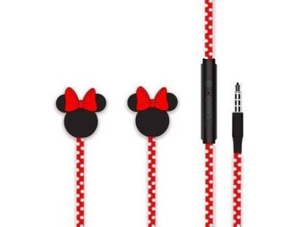 Earphones 3D Disney (minnie red)