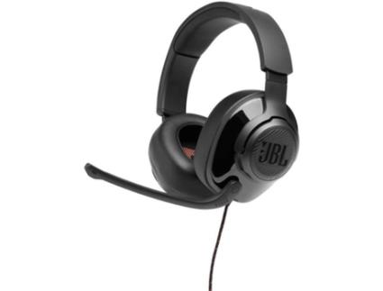 Auscultadores Gaming com fio  QUANTUM 200 (Over Ear - Microfone - Preto)