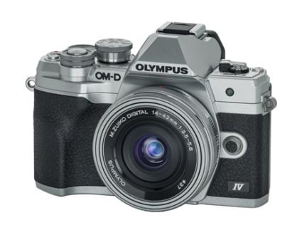 Kit Máquina Fotográfica  E-M10IV + EZ-M 14-42 EZ Prateado (Micro 4/3)