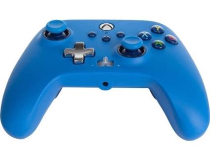 Comando com fios POWER-A Bold Colors (Xbox One - Azul)