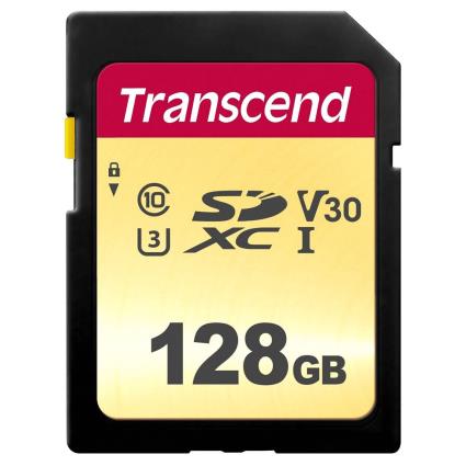 Cartão Memória SDXC  TS128GSDC500S (128 GB - 95 MB/s)