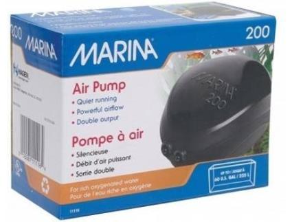 Bomba de Ar para Peixes  200 (Preto - 225L)