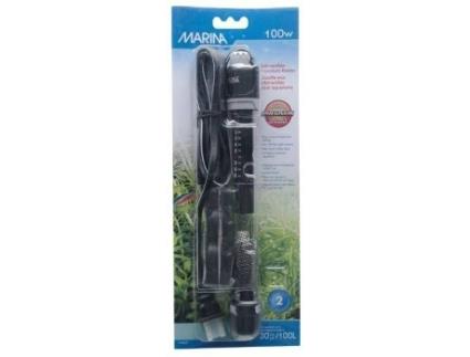 Termostato para Peixes  (Preto - 22cm - Vidro)