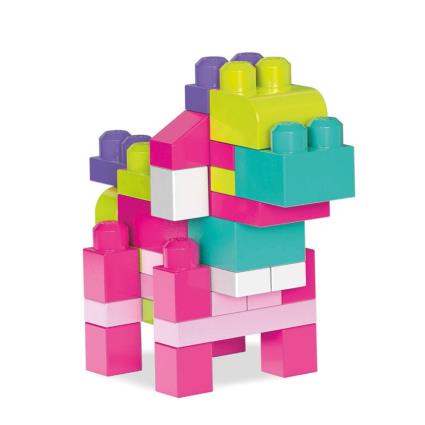 Blocos de Construção Mega  (60 pcs) Cor de rosa