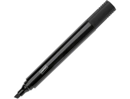 Marcador Permanente, Ponta Cisel, 1 mm - 5 mm, Tecnologia de Tinta Líquida, Preto