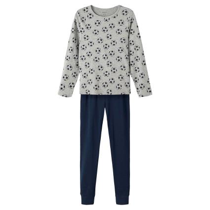 Name It Melange Football Pyjama  3-4 Years