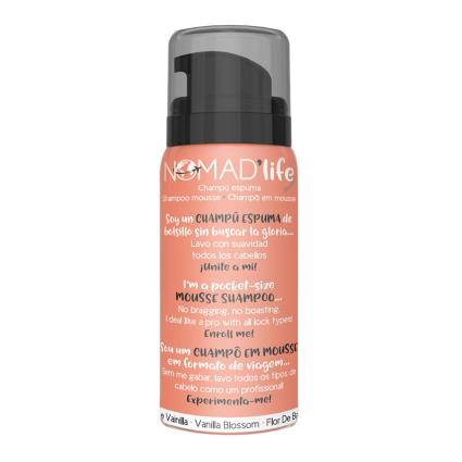 Champô Suave Em Mousse Todos Tipos de Cabelo Nomad Life