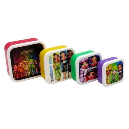 Rainbow High Conjunto 4 Lancheiras