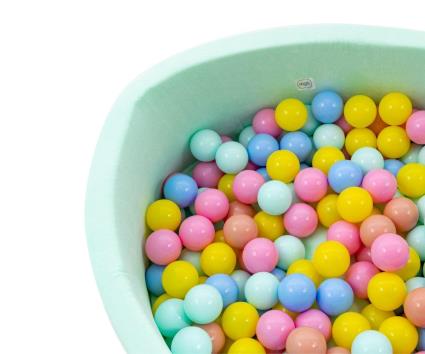 Piscina de Bolas Bebé Velvet Menta